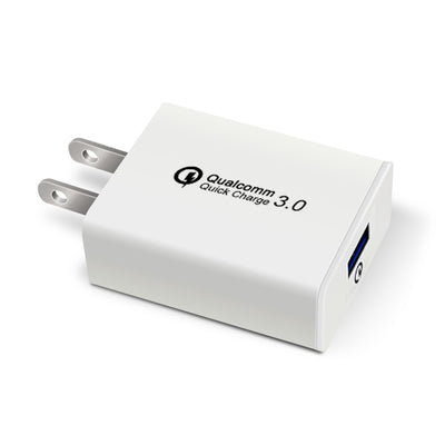 USB Fast Quick Wall Charger (18W: 5V, 9V, 12V / 4A) for Android or iPhone - Exinoz