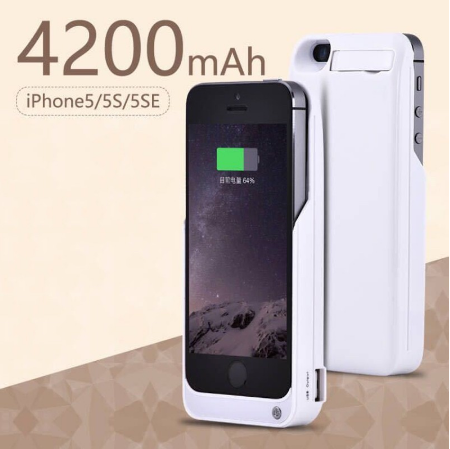 Exinoz Battery Charging Case For iPhone 5 / 5S / SE 4200mAh - Exinoz