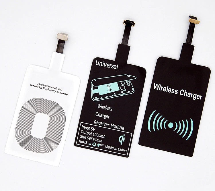 Qi Wireless Charging Receiver Pad Coil for iPhone and Android - Exinoz