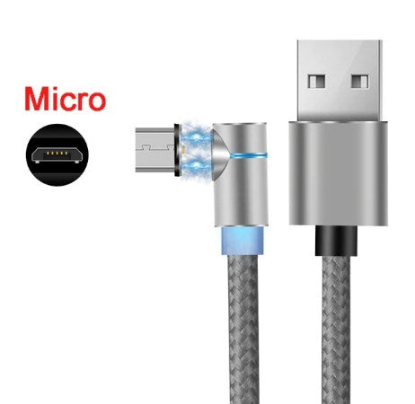 Exinoz 2m Fast Charging Magnetic Cable with LED Indicator - Exinoz