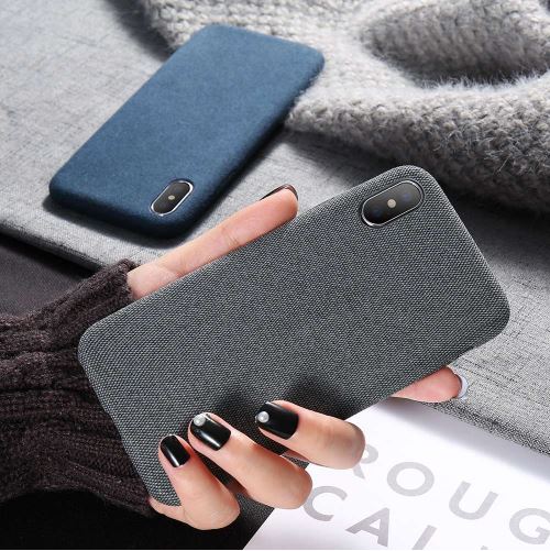 Exinoz Linen Cloth Case for iPhone | Simple Vintage Luxury Case - Exinoz