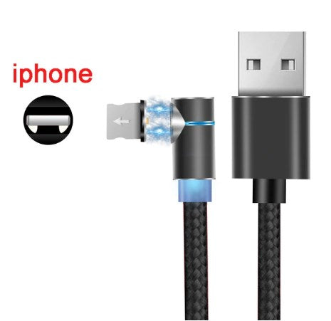 Exinoz 2m Fast Charging Magnetic Cable with LED Indicator - Exinoz