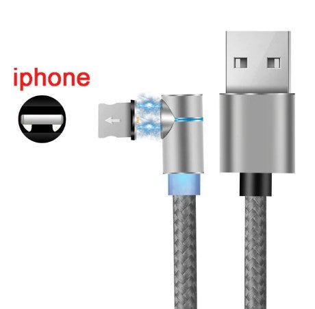 Exinoz 2m Fast Charging Magnetic Cable with LED Indicator - Exinoz