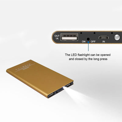 Ultra-thin Dual-USB PowerBank 20000 mAh - Exinoz