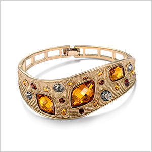 Vintage Coffee Gold Bangles - Exinoz