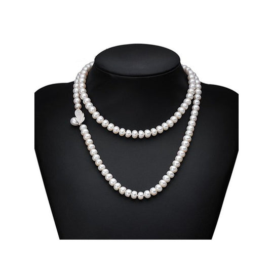 Genuine Freshwater Pearl Long Necklace - Exinoz