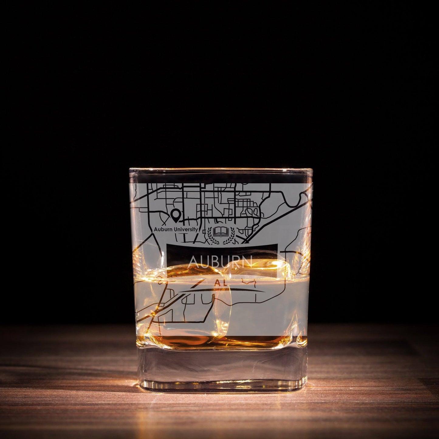 ETCHED CITY MAP GLASSES ( Set of Two ) - Exinoz