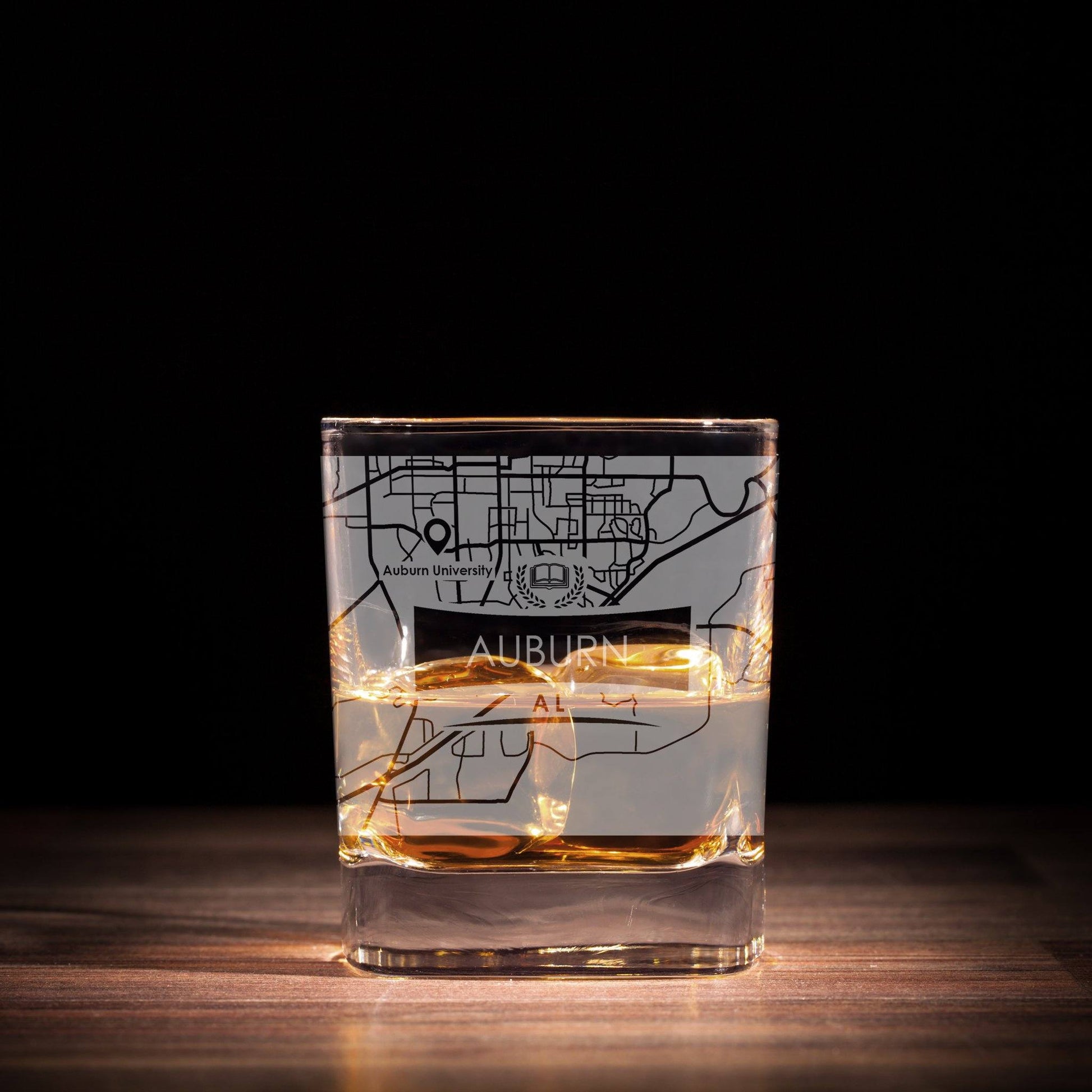 ETCHED CITY MAP GLASSES ( Set of Two ) - Exinoz
