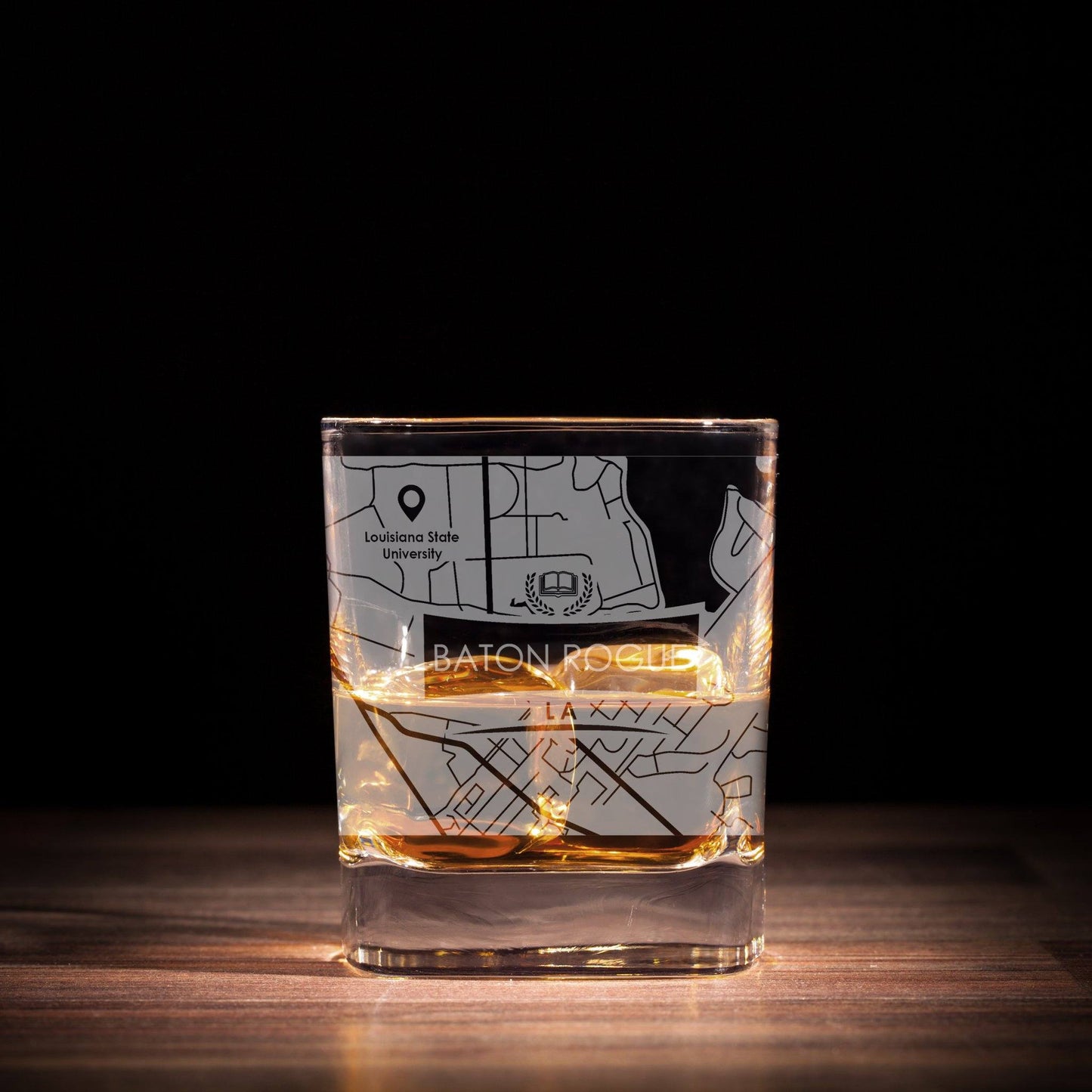 ETCHED CITY MAP GLASSES ( Set of Two ) - Exinoz