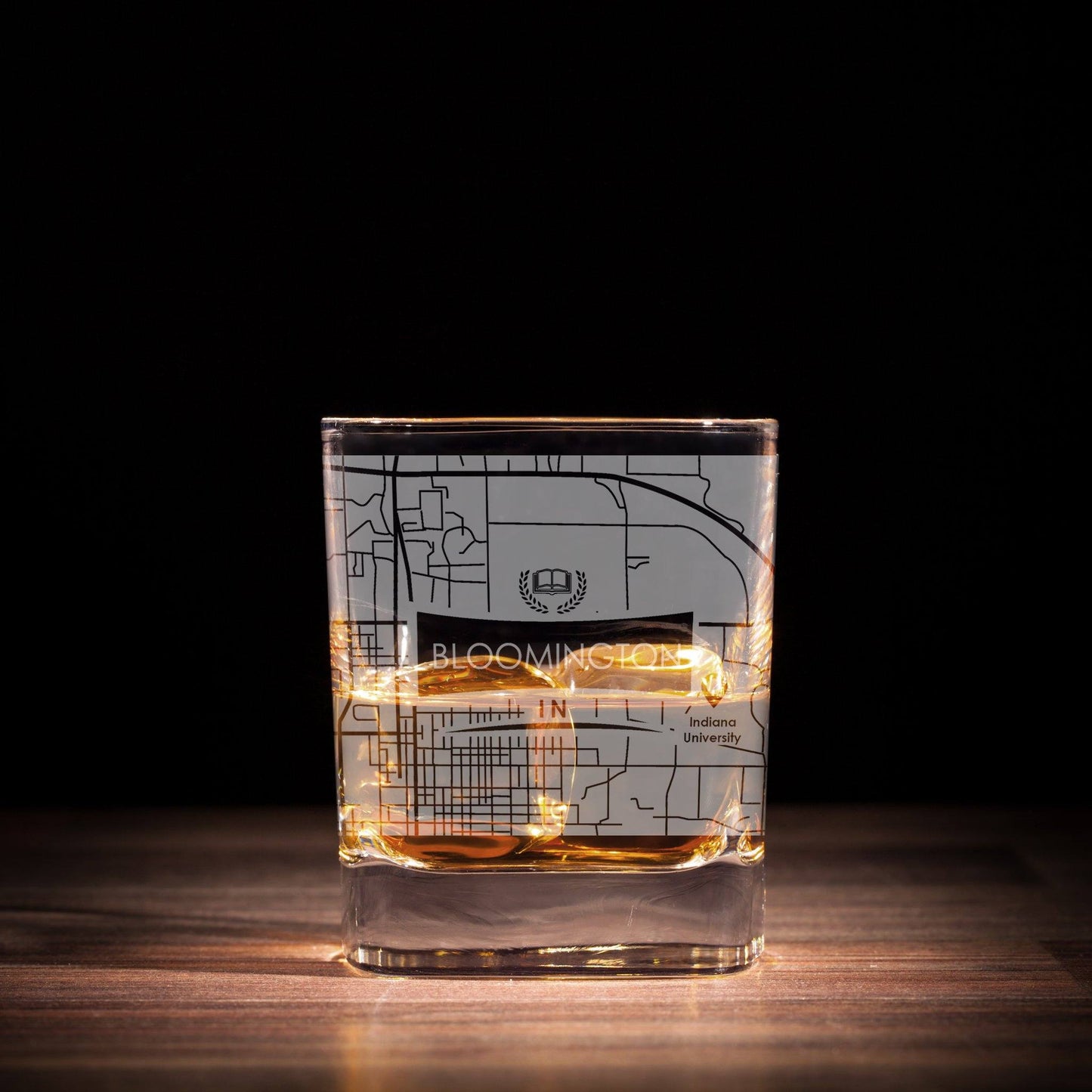 ETCHED CITY MAP GLASSES ( Set of Two ) - Exinoz