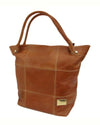 Leather Squares Tote Bag - Exinoz