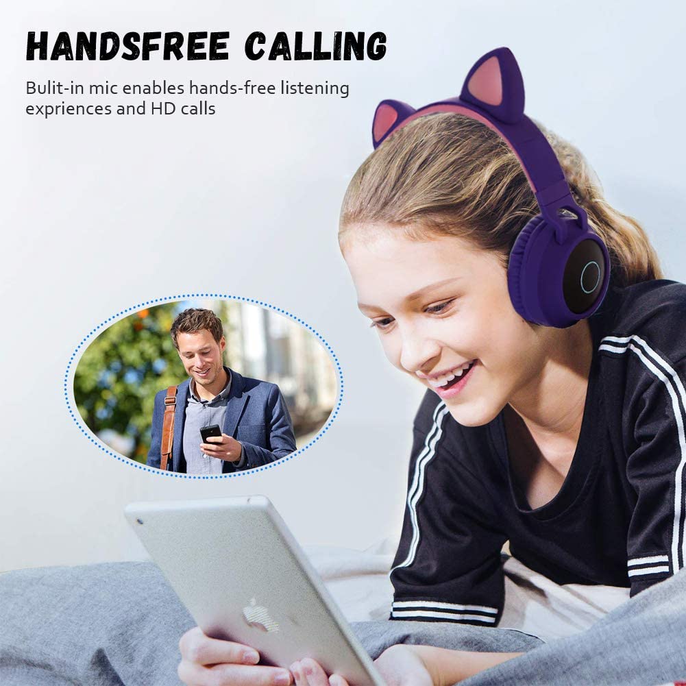 Wireless Cat Ear Headphones
