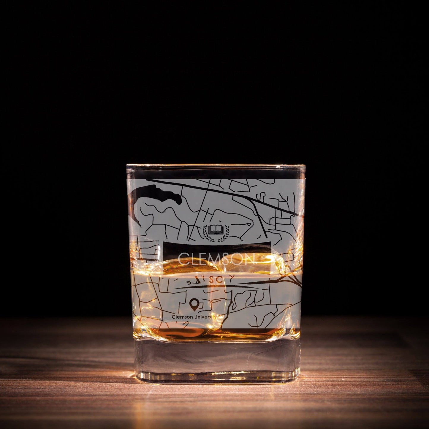 ETCHED CITY MAP GLASSES ( Set of Two ) - Exinoz