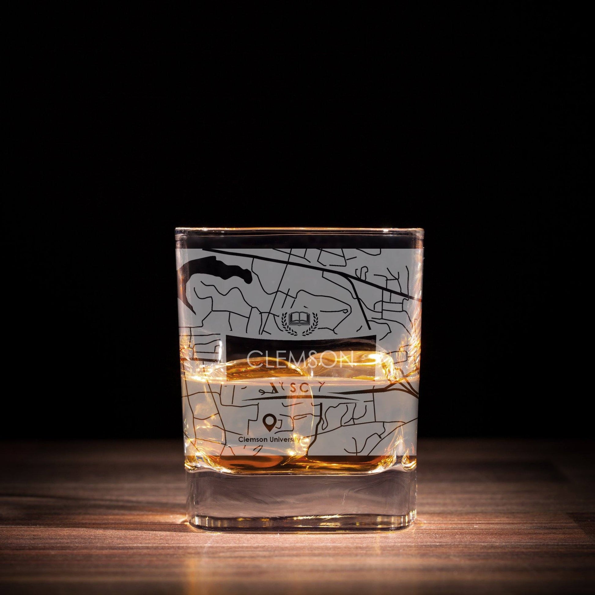 ETCHED CITY MAP GLASSES ( Set of Two ) - Exinoz