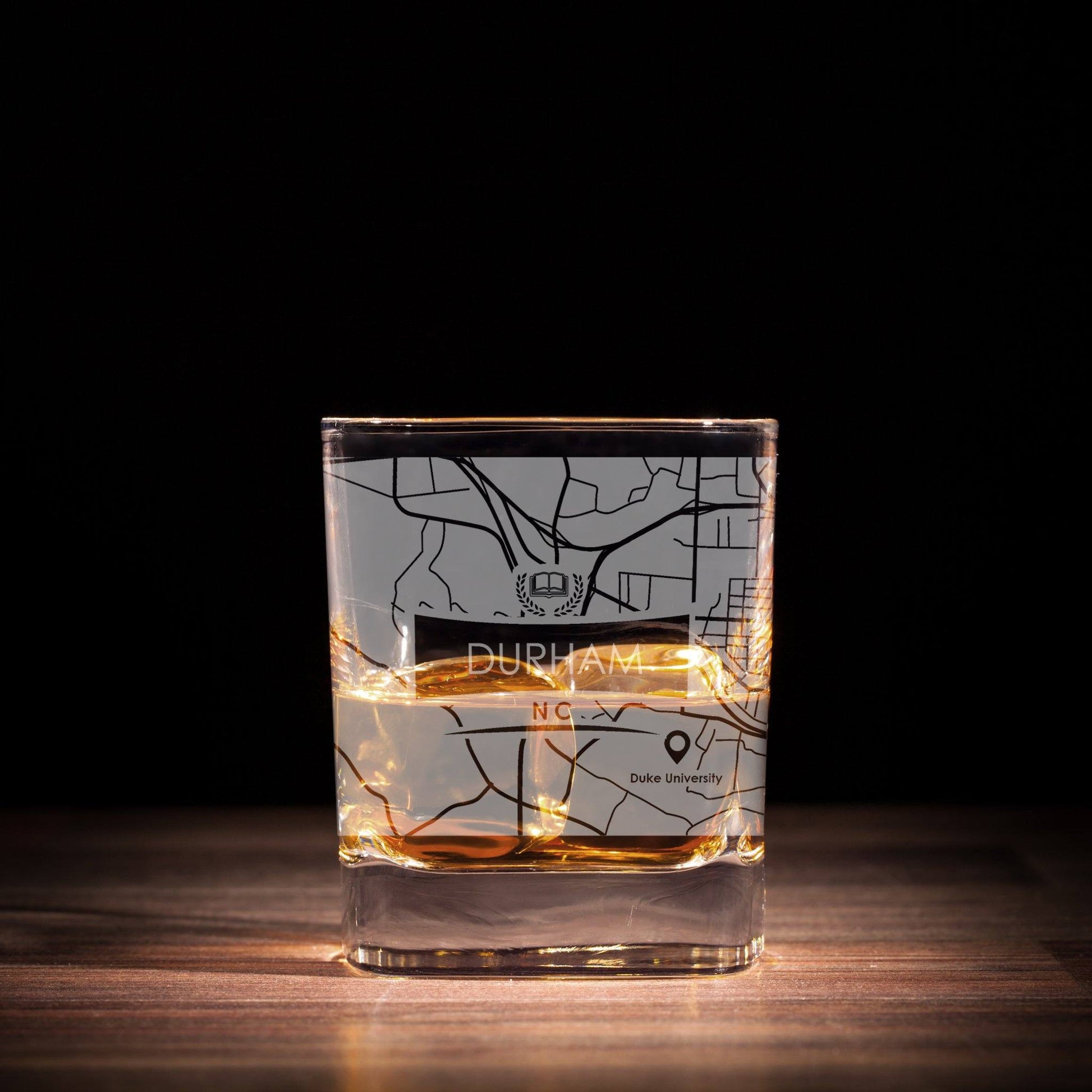 ETCHED CITY MAP GLASSES ( Set of Two ) - Exinoz