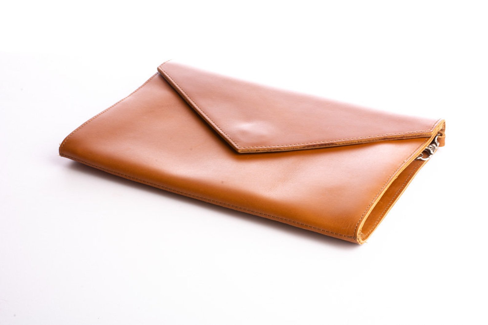 Leather Envelope Clutch Bag - Exinoz