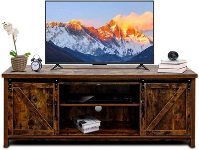 USA Handmade Farmhouse TV Stand Up To 60 Inch. Rustic Entertainment Center
