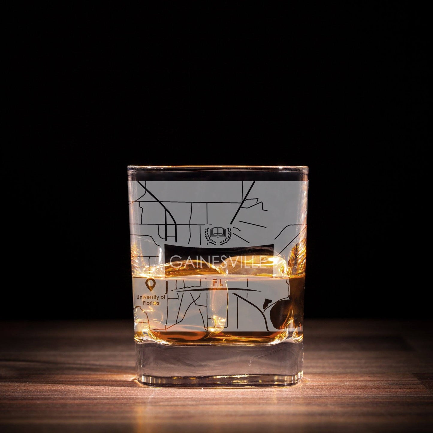 ETCHED CITY MAP GLASSES ( Set of Two ) - Exinoz