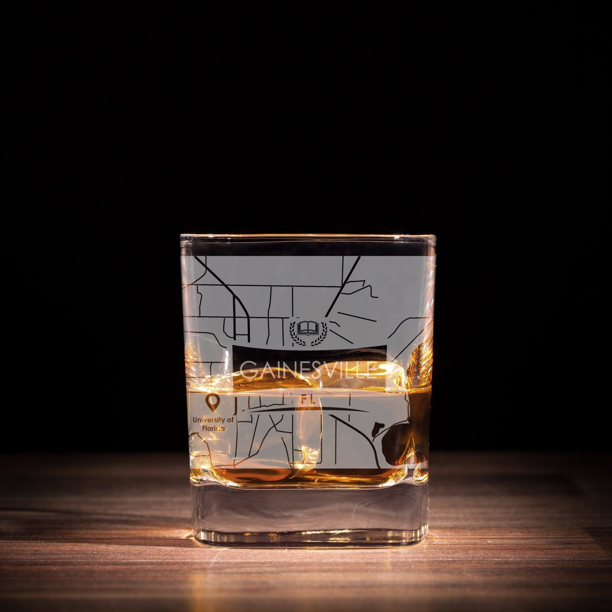 ETCHED CITY MAP GLASSES ( Set of Two ) - Exinoz