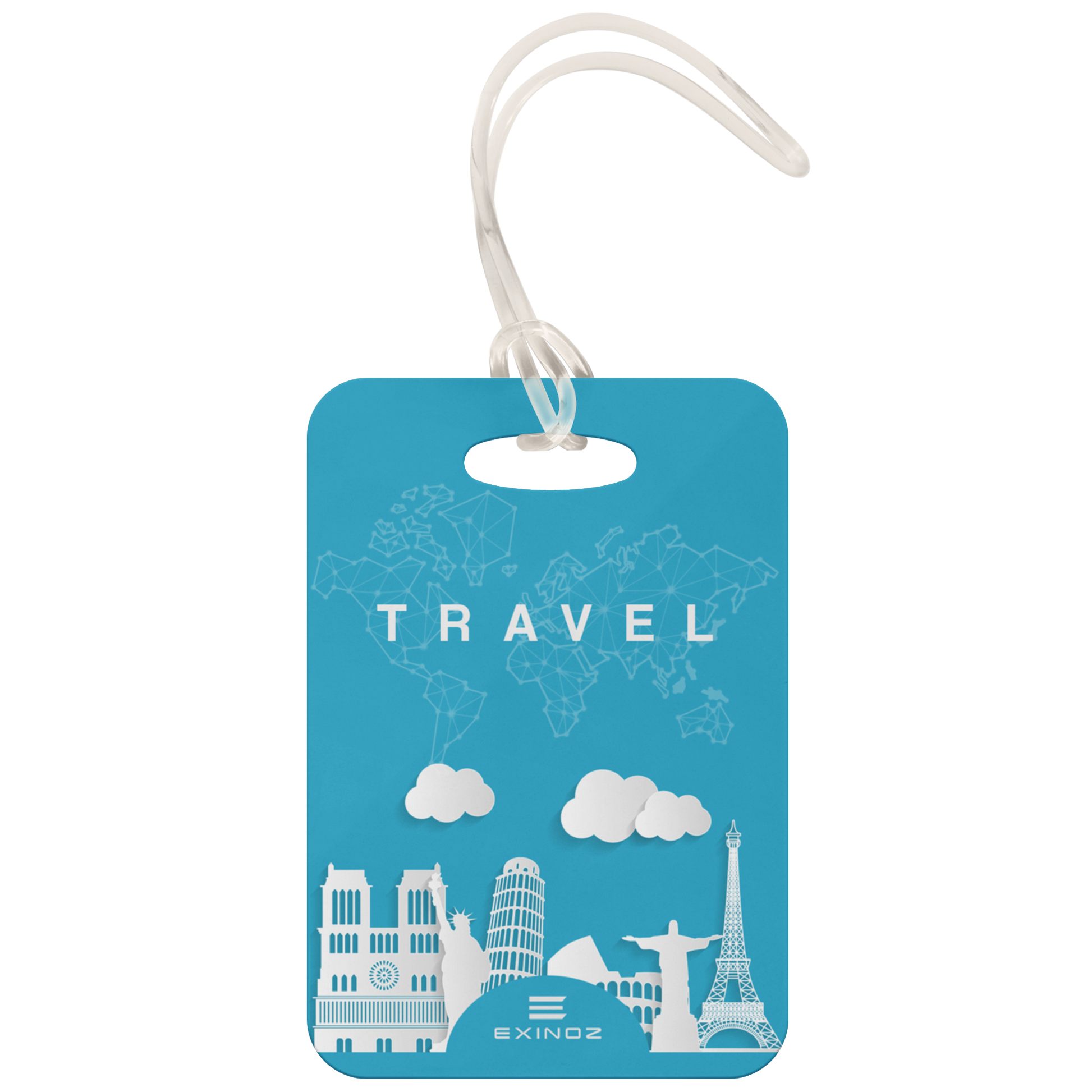 EXINOZ World Travel Luggage Tag - Exinoz