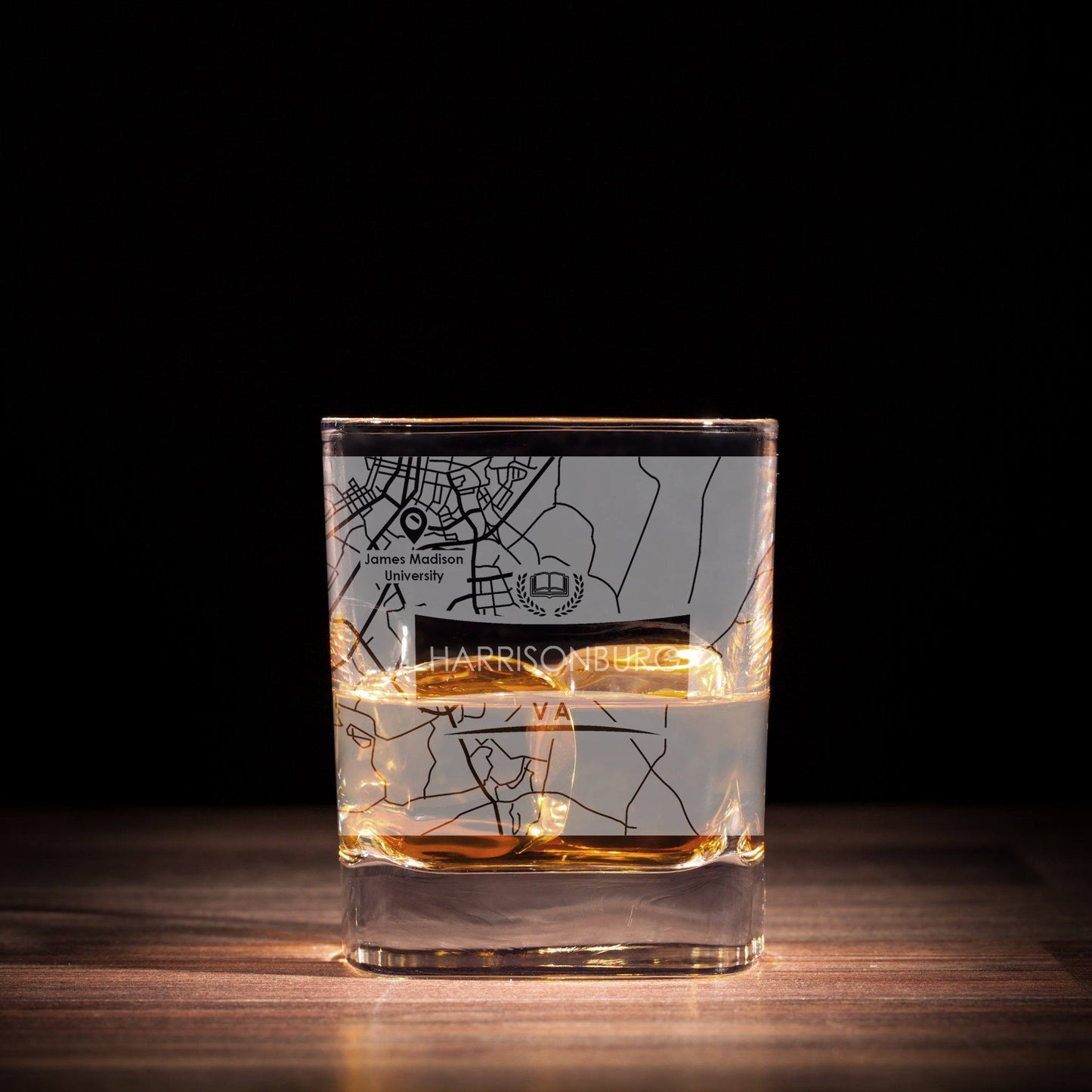 ETCHED CITY MAP GLASSES ( Set of Two ) - Exinoz