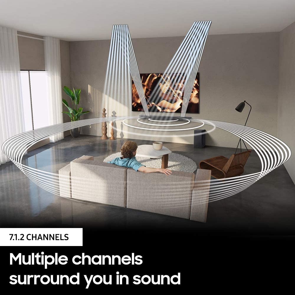 SAMSUNG HW-Q900T 7.1.2ch Soundbar with Dolby Atmos/ DTS:X and Alexa Built-in (2020), Black