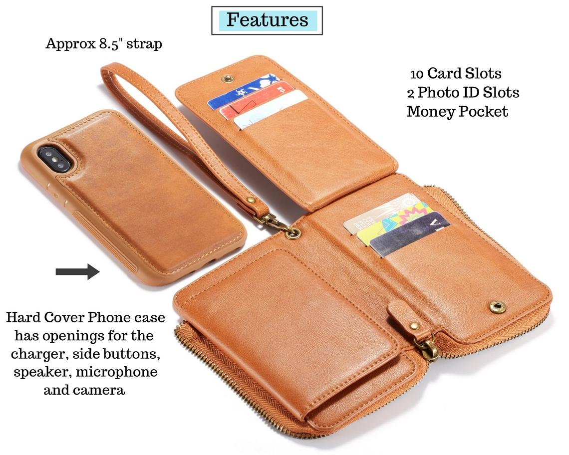 iPhone X/XR/XS/XS Max Case Wallet - Exinoz