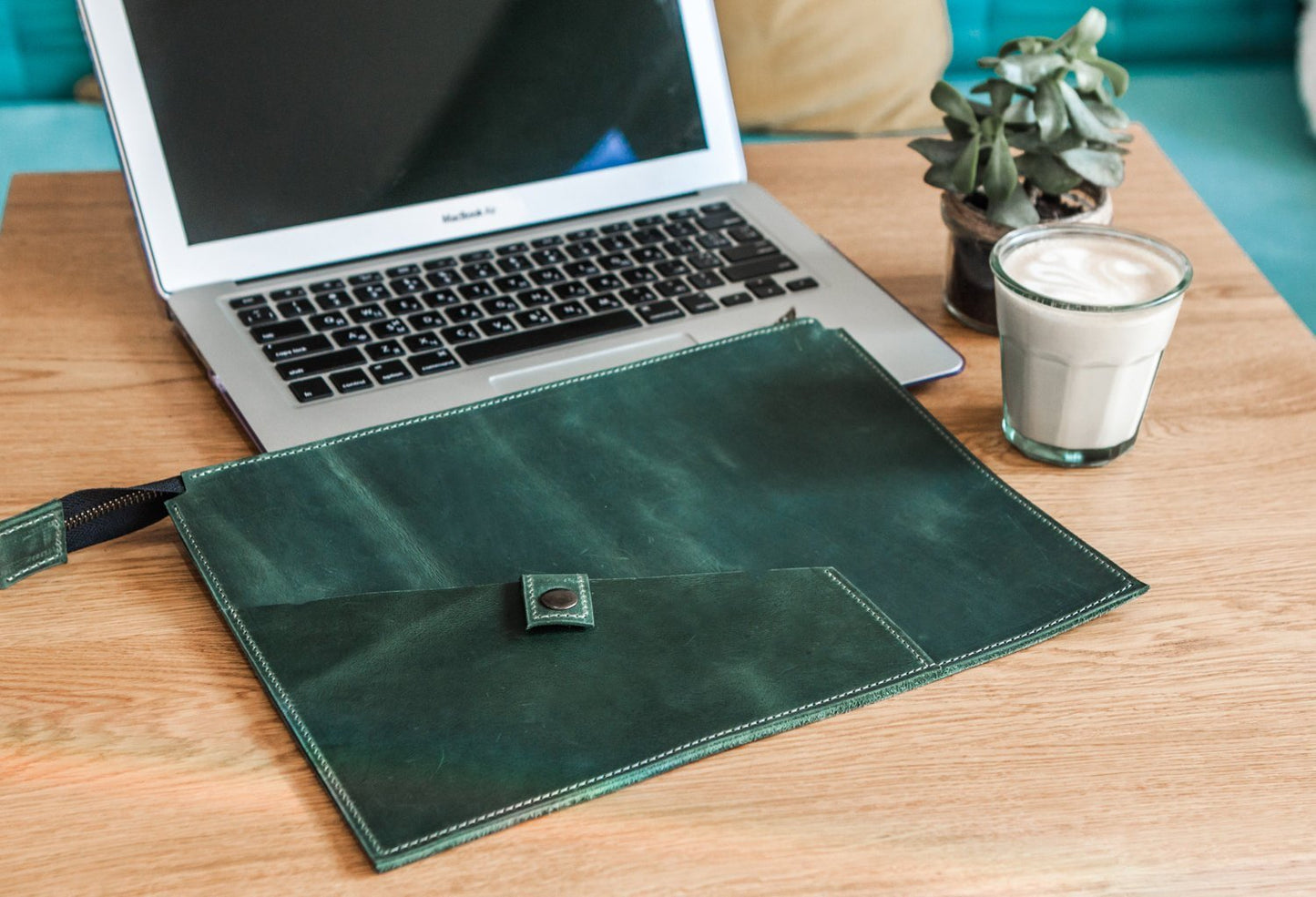 Personalized Leather Portfolio Folder - Exinoz