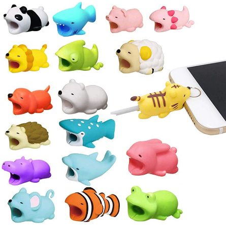 Cute Animal Bite Cable Winder Organizer Protector - Exinoz