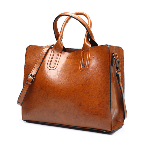 Women's Leather Casual  Handbag Large