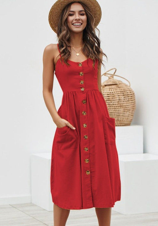 Bohemian Floral Tunic Beach Dress - Exinoz