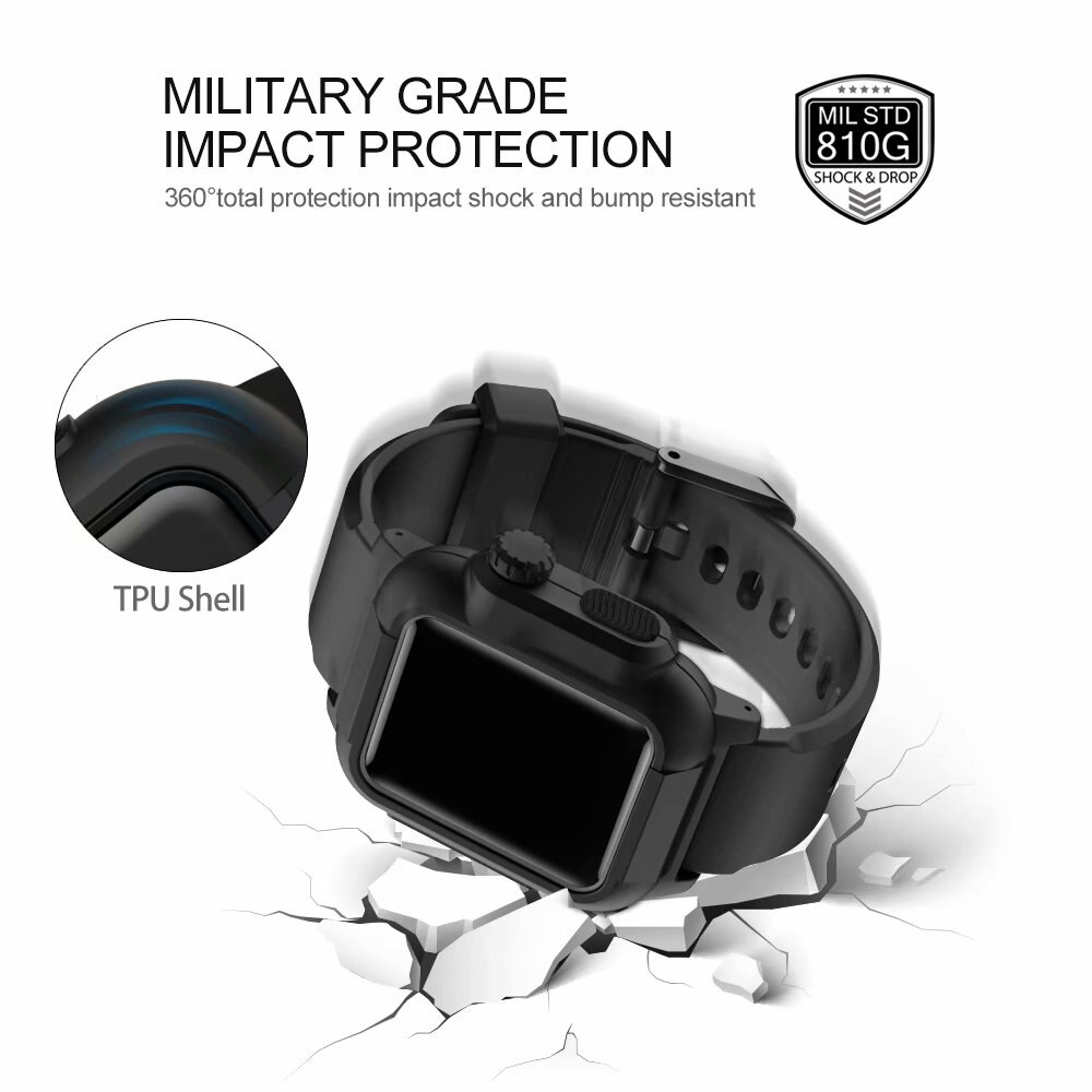 iWatch Band and Waterproof Case For Apple Watch 44mm | 42mm | 40mm - Exinoz