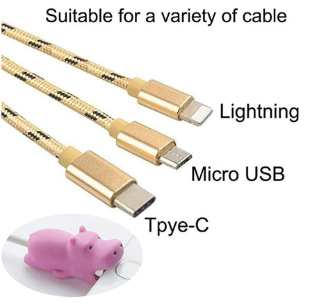 Cute Animal Bite Cable Winder Organizer Protector - Exinoz