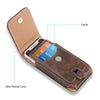 Universal Leather Phone Wallet with Belt Clip Pouch Case (iPhone X / XS / XS Max / XR / 6 / 7 / 8 and Samsung) - Exinoz