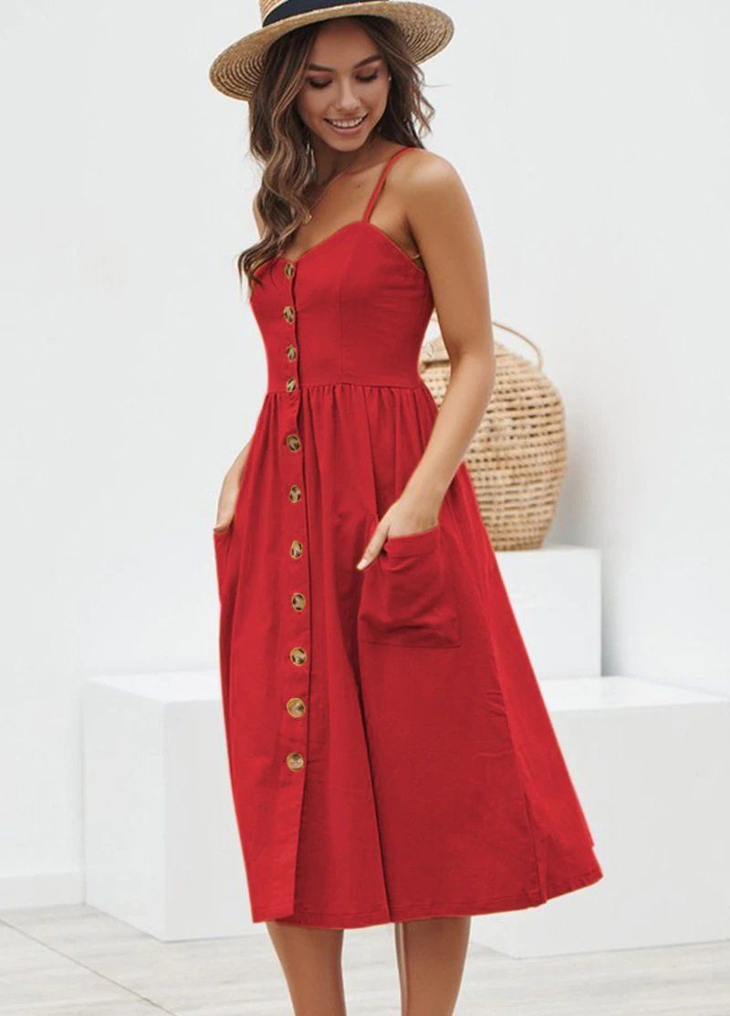 Bohemian Floral Tunic Beach Dress - Exinoz