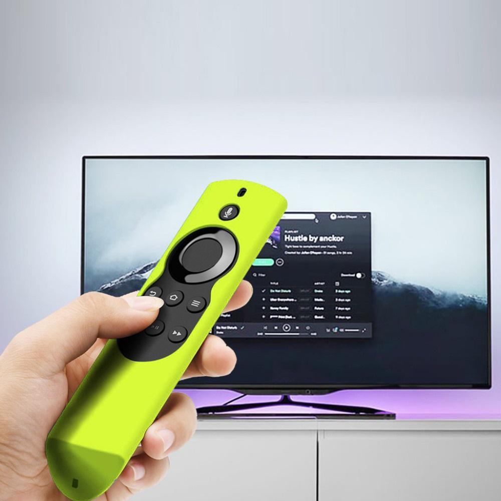 Anti Slip Silicone Protective Case Cover for Amazon Fire TV Voice Remote - Exinoz