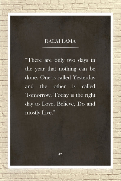 Dalai Lama Quote Custom Art Print - Exinoz