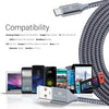 Exinoz USB Type C Cable Fast Charging USB C Cable - 10 Pack - Exinoz