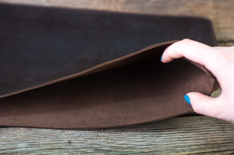 Macbook Air Pro Leather Laptop Sleeve Case - Exinoz