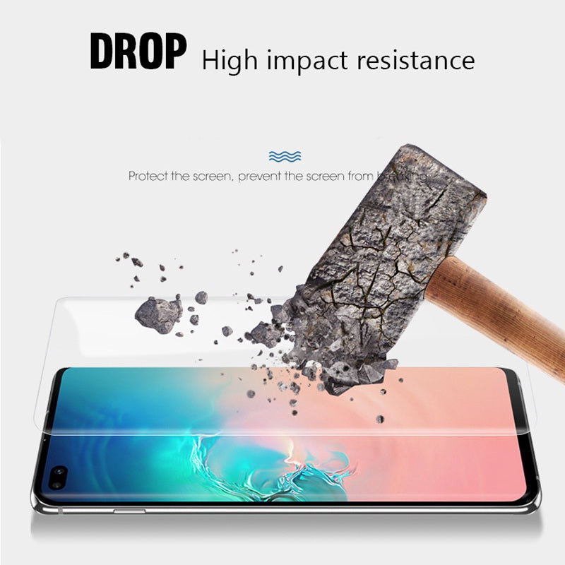 Exinoz 9D Full Cover Screen Protector Set For Samsung Galaxy S10 S10E S10 Plus - Exinoz