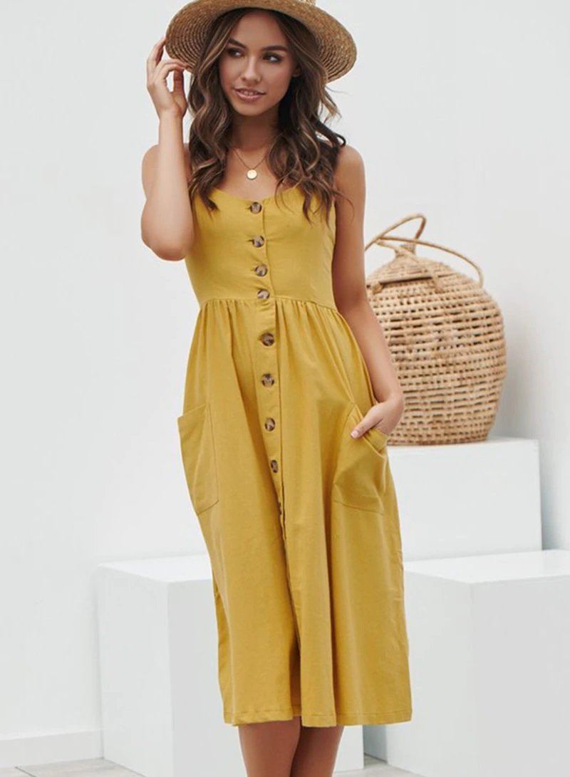 Bohemian Floral Tunic Beach Dress - Exinoz