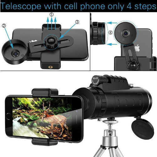 Monocular Telescope Smartphone Camera - Exinoz