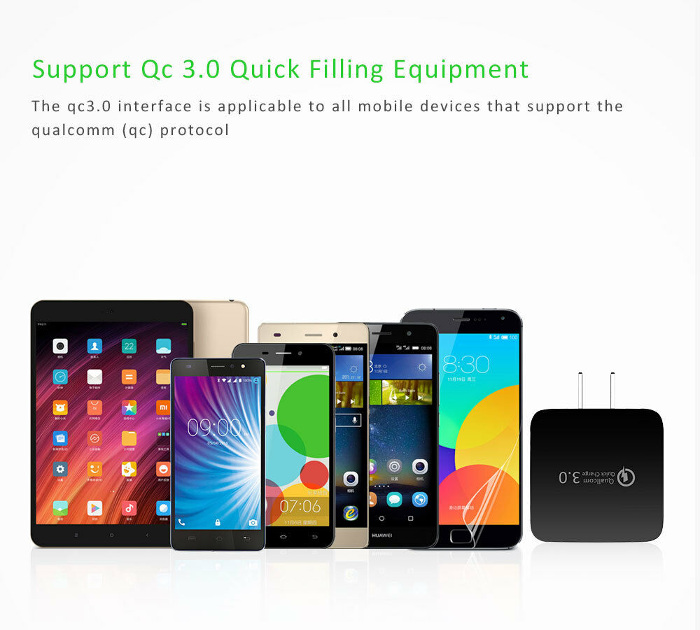 USB Fast Quick Wall Charger for Android or iPhone (EU Plug) - Exinoz