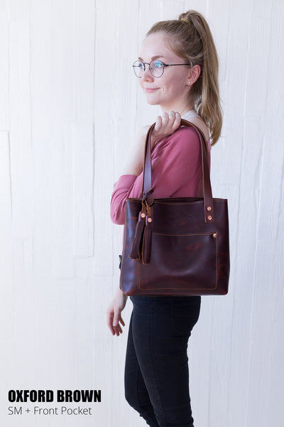 Genuine Leather Tote Bag for Women - Exinoz