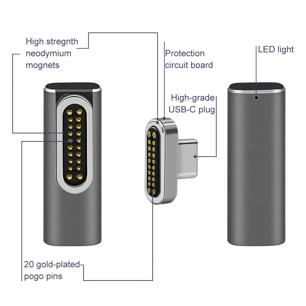 Magnetic USB Type C Adapter - Exinoz