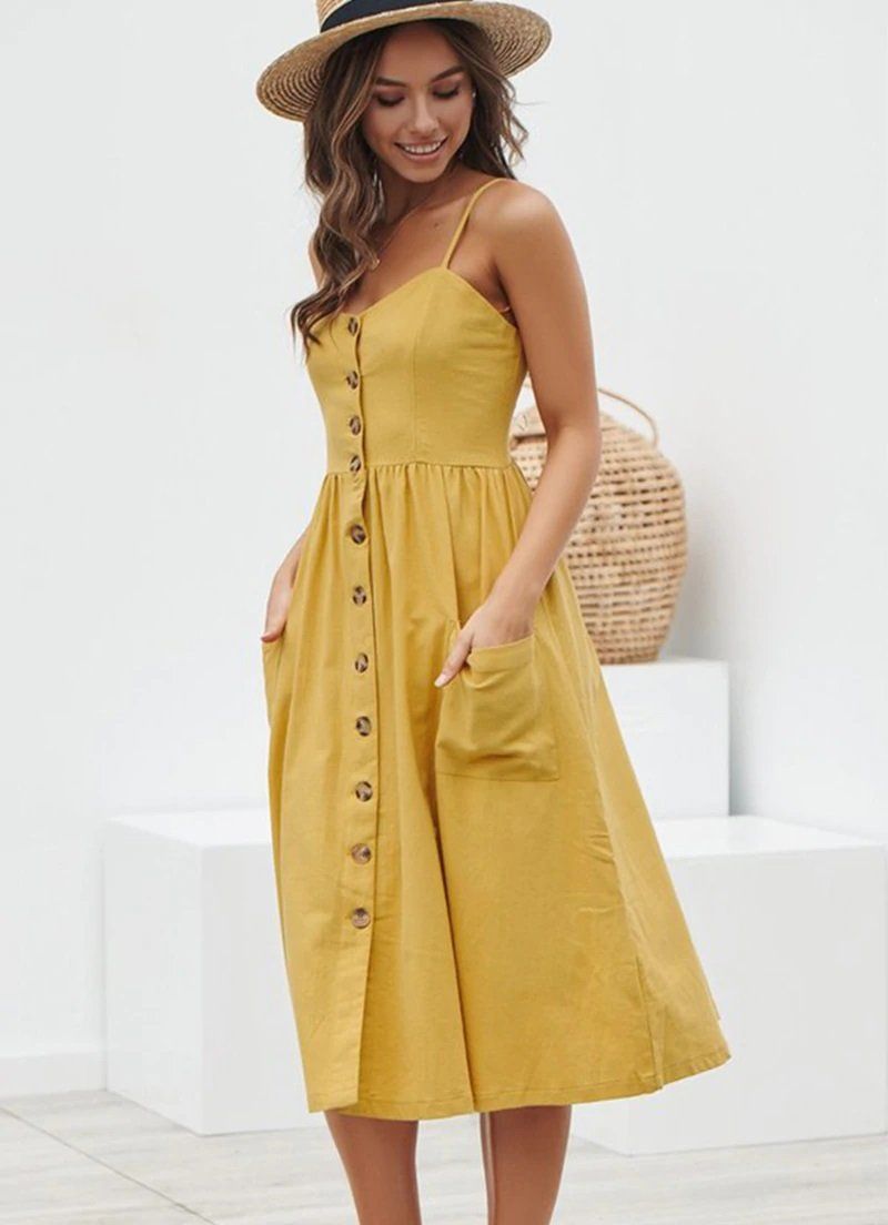 Bohemian Floral Tunic Beach Dress - Exinoz