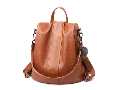 Women's Leather Backpack Large