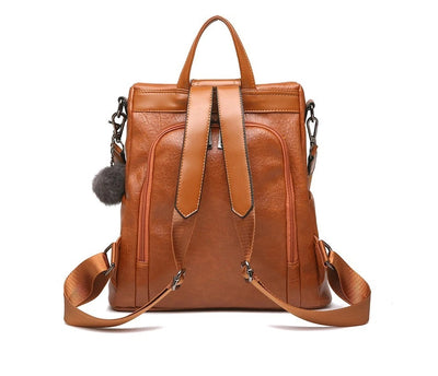 Women's Leather Backpack Large