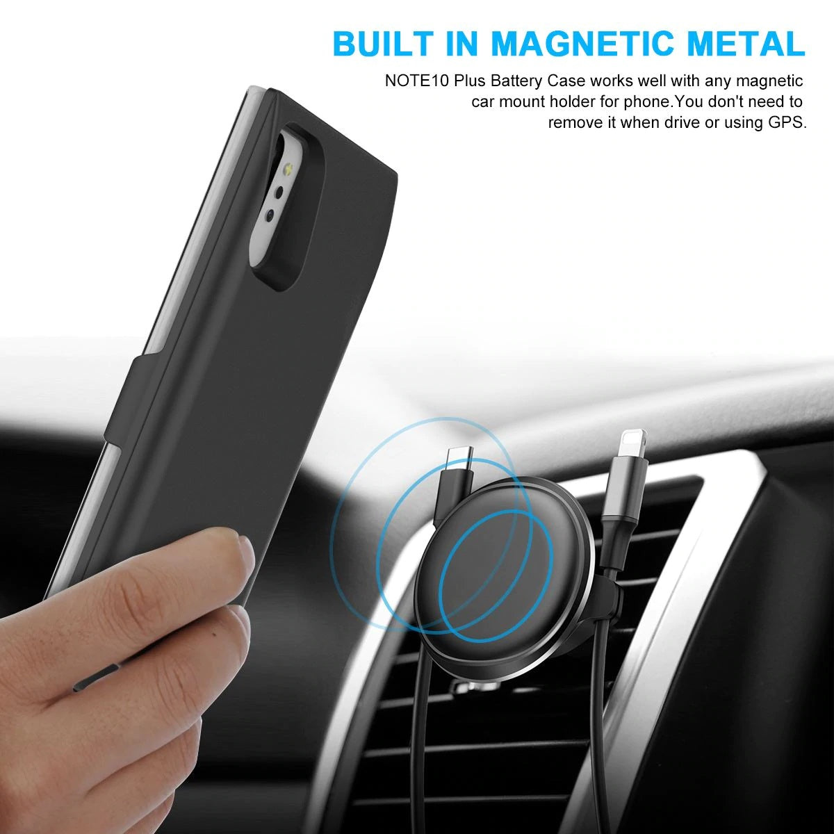 Battery Charger Case For Samsung Galaxy Note 10 Plus (7000mAh) - Exinoz