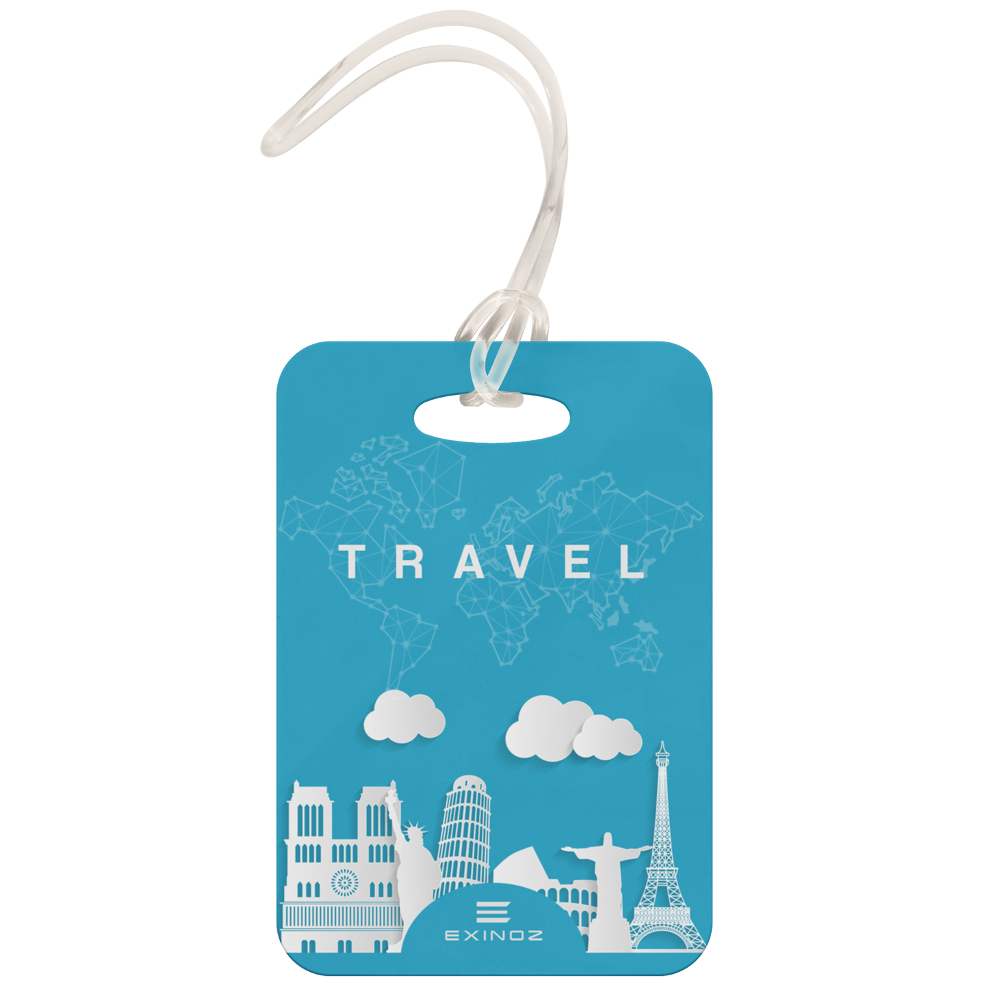 EXINOZ World Travel Luggage Tag - Exinoz